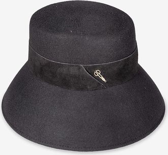 Catarzi Filz-Glockenhut mit Wildlederband