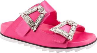 Twentyfourhaitch Schoenen, Dames, Roze, 37 EU, Sawda Satin Sandal