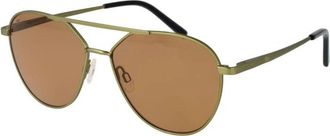 Serengeti Eyewear Groene Aviator Zonnebril met Photochromatische Lenzen - unisex - Zonnebrillen - Groen - ONE Size - Accessoires