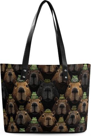 Generic Cutes Capybara Tote Bags for Women Cute Shoulder Purses Handbags