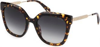 Police SPLG19 0909 Womens Sunglasses Tortoiseshell Size 54