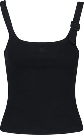 Courr&egrave;ges Tank Top Buckle 90S