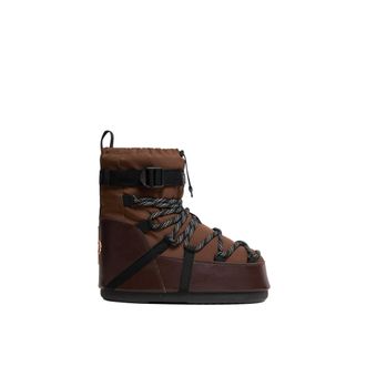 Moncler Moncler Moon Boot X Icon Low Snow Boot, Women, Brown, Size: 36-38
