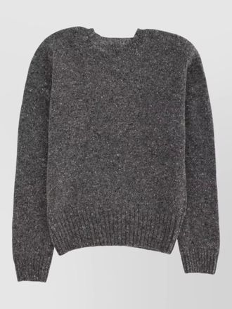 J.W.Anderson crew neck knitwear featuring embroidery detail