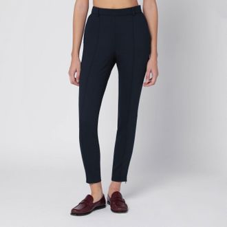 Gucci Pantaloni slim blu in lana