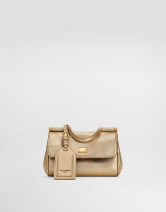 Dolce & Gabbana My Sicily Handbag - Woman Handbags Gold Onesize