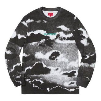 SUPREME SS19 Clouds L/S Top Black SUP-SS19-089