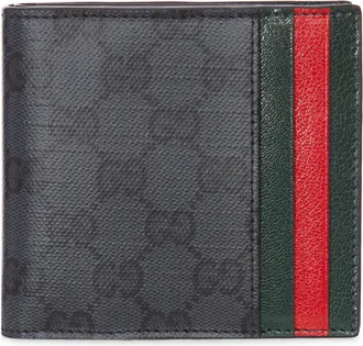 Gucci BI-FOLD WALLET WITH CARD SLOT AND WEB RIBBON - Gucci - Man
