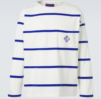Ralph Lauren Purple Label Top in cotone a righe