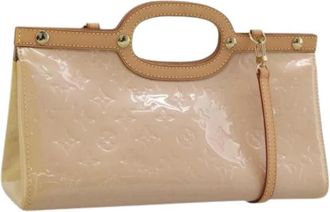 Louis Vuitton Pre-owned Roxbury Drive Hand Bag - Dames - Vintage Handtas - Beige - ONE Size - Leer - Vintage