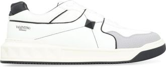 Valentino Garavani White Lace Up Sneakers