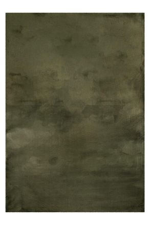 Esprit Alfombra de imitaci&oacute;n a piel verde oliva 200x290