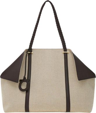 Ferragamo Natural Scarf Large Tote