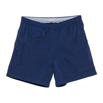 C.P. Company Beachwear, male, Blue, Size: 2XL Nylon Swim Shorts