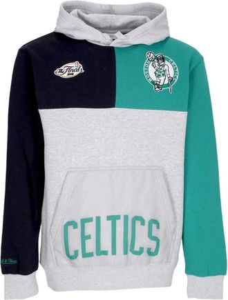 Mitchell & Ness Boston Celtics Hoodie Tie Breaker - Heren - Hoodies - Veelkleurig - L - Katoen - Hoodies & sweatvesten