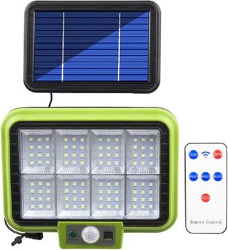 Trade Shop Trade Shop Traesio - Trade Shop - Lampada A Energia Solare Sensore Movimento 3 Modalit&agrave; Impermeabile Scale Giardino