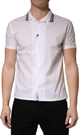 Daniele Alessandrini Short Sleeves Button Down Mens Shirt (Pre-Owned)