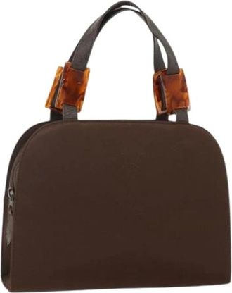 Saint Laurent Pre-owned Handbags, female, Brown, Size: ONE SIZE Pre-owned Vintage Hand Bag