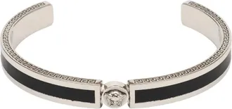 Versace Bracelets, male, Gray, Size: M Icon Cuff Bracelet
