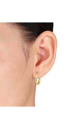 Delmar 10K Gold Hoop Earrings, 20mm at Nordstrom Rack