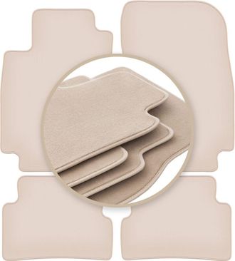 OEM Alfombrillas Beige Premium Para Renault Captur Suv 2013-2019