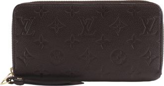 Louis Vuitton Monogram Empreinte Brown Ombre Monogram Empreinte Long Wallet (Bi-Fold) (Pre-Owned)