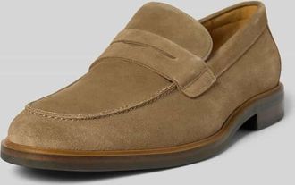 Digel Loafers aus Leder Modell Stig in Taupe, Größe 41