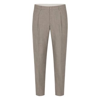 BRIGLIA 1949 Broeken, Heren, Bruin, L, Wol, Tiberios Broek