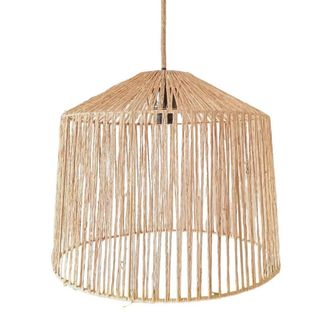 Wonderlamp Pantalla para l&aacute;mpara de techo de yute natural &oslash;40cm