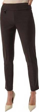 Joseph Ribkoff Womens Slim Leg Pull On Pant In Mocha