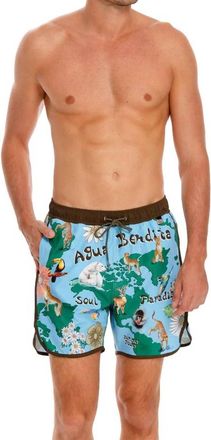 Agua Bendita Liam Java Unisex Trunk In Blue