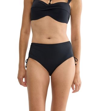 Triumph Bikini-Hose TRIUMPH Summer Twist Maxi 01, Damen, Gr. 36, N-Gr, schwarz, Microfaser, Obermaterial: 77% Polyamid, 23% Elasthan, Badehosen Bikini-Hose, E