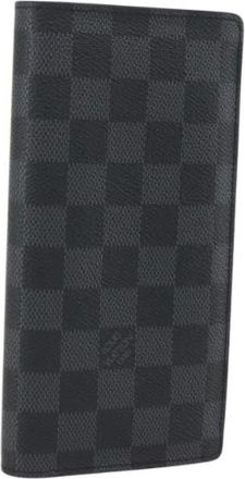 Louis Vuitton Pre-owned Wallets, female, Black, Size: ONE SIZE Pre-owned Canvas Wallet