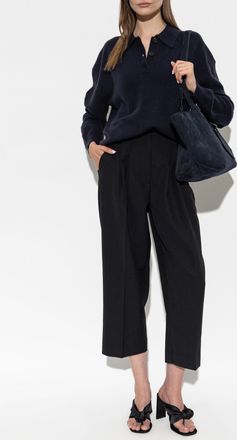 Anine Bing Brice Trousers, Womens, Black