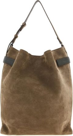 Brunello Cucinelli Mujer, Bolsos, Marrón, Talla: ONE Size