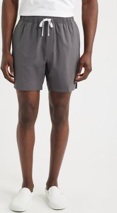 Dark Seas Warwick Stretch Drawstring Shorts in Grey at Nordstrom, Size Medium