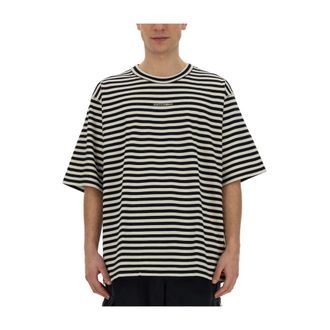 Dolce & Gabbana Tops, Heren, Veelkleurig, S, Katoen, T-shirt met korte mouwen