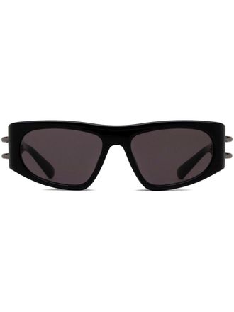 Alexander McQueen Eyewear Occhiali da sole squadrati - Nero