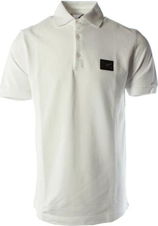 Dolce & Gabbana Polo Shirt van Katoenpiqu&eacute; - Heren - Polos - Wit - XL - Katoen - Tops