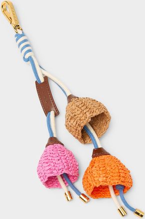 Marni Womens Paper flowers bag charm