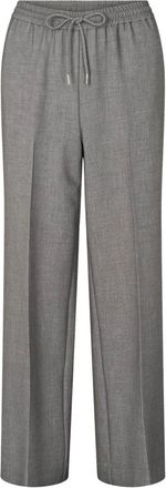 Rue de Femme RUE de Femme - Luxy Ocianna Wide Broeken - Dames - Broeken - Grijs - Maat: M