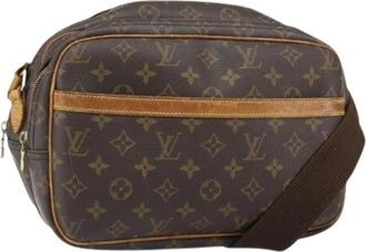 Louis Vuitton Pre-owned Vintage Canvas Crossbody Tas - Dames - Vintage Schoudertas - Bruin - ONE Size - Vintage