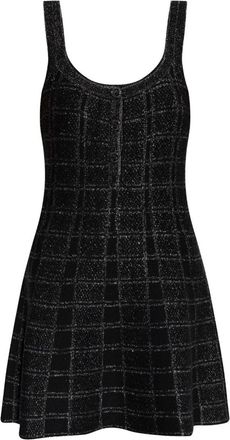 Gucci Black Wool and jacquard dress