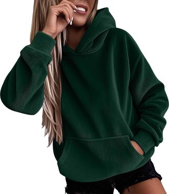 Generic Corduroy Sweatshirt For Women Summer Hoodie For WomenS Outdoor Fleeces Sweatshirts Sleeveless Sweater Foldable Rain Jacket Raglan T Shirt Autumn Jumpe