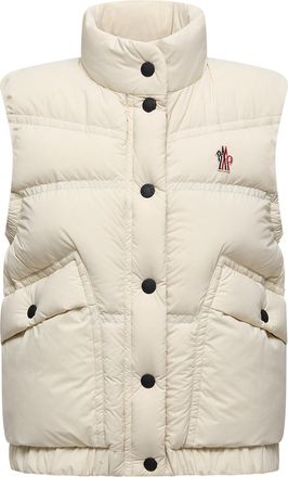 Moncler Baise Down Vest Beige Size 0
