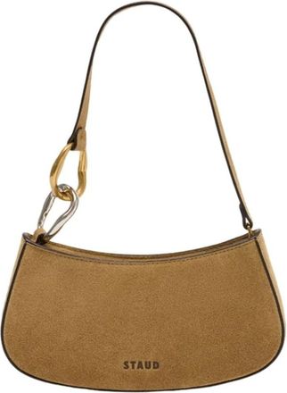 Staud Shoulder Bags, female, Brown, Size: ONE SIZE Ollie Shoulder Bag