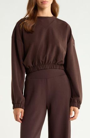 adidas Originals Crewneck Sweatshirt in Aurora Coffee at Nordstrom, Size X-Small
