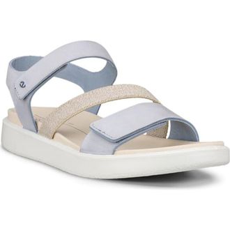 Ecco Flowt 2 Band Sandal in Dusty Blue at Nordstrom Rack, Size 10-10.5Us / 41Eu