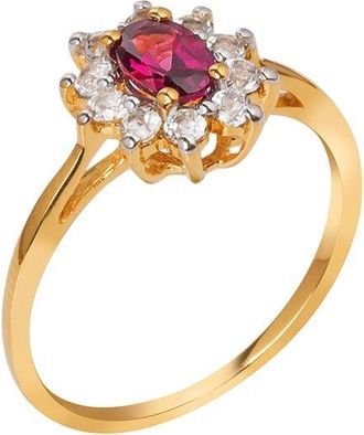 Tiramisu 10K 0.86 Ct. Tw. Gemstone Ring