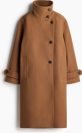 H&M Mantel mit hohem Kragen - Beige